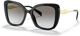 Prada PR 03YS Black/Grey Gradient One Size 